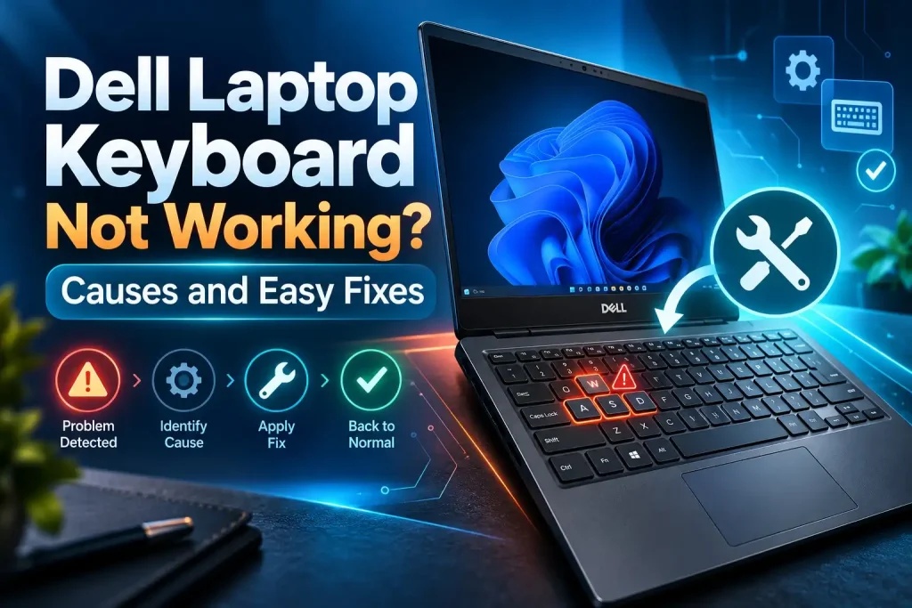 Dell laptop keyboard not working