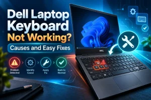 Dell laptop keyboard not working